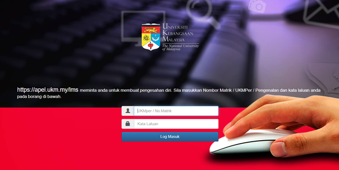 Manual Pengguna - Penilai: Log Masuk Portal Penilaian APEL.A UKM